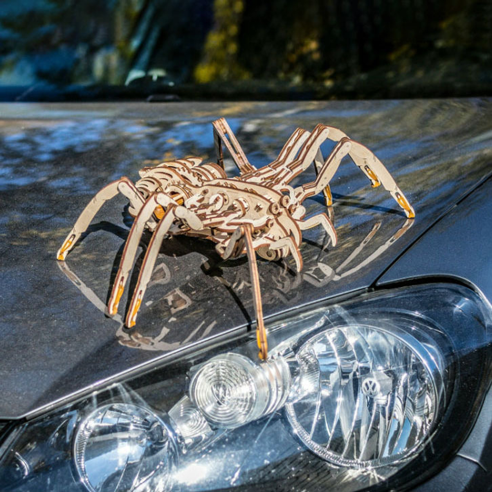 Сборная деревянная модель «Механический паук (Spider)» (EWA)