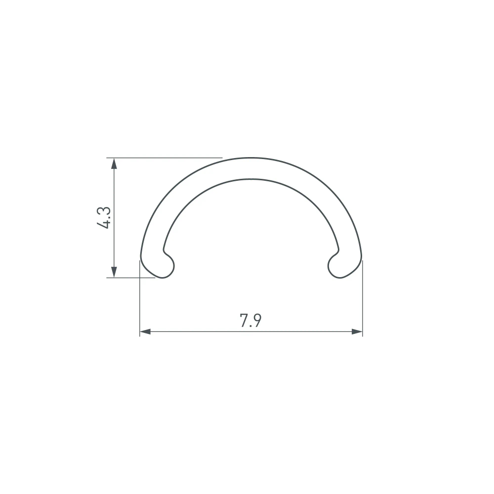 Экран ARH-ROUND-D8-2000 Round Opal (Arlight, Пластик) 036326
