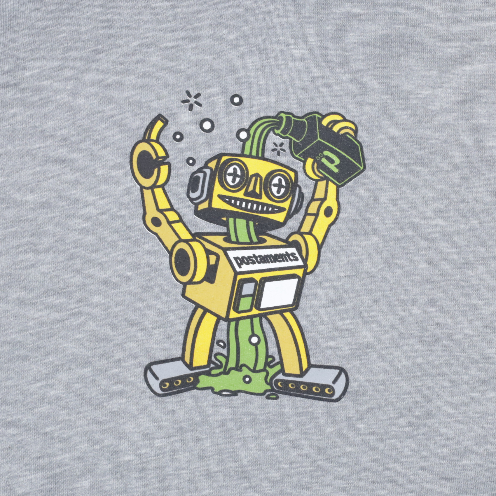 Худи Postaments Alkobot (heather grey) артикул: - купить в магазине Дайс