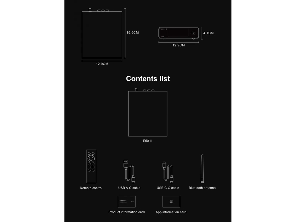 Цифро-аналоговый преобразователь Topping E50 II White