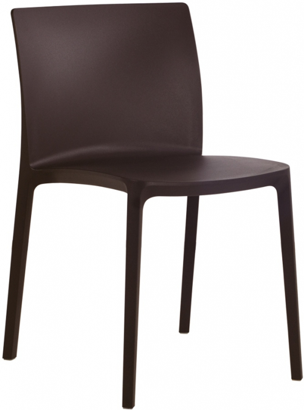 Стул пластиковый Papatya Evo-S, венге