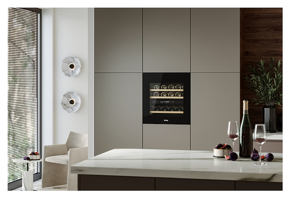 Шкаф винный Korting KFW 604 DB GN