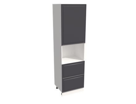 Кухня Модуль ШП2Я 600 Белый / Графит