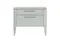 Тумба прикроватная Type 2 ящика ширина 60 см (светло-серый)