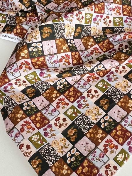 ЦВЕТОЧНЫЕ ПЛИТОЧКИ - 100% хлопок 2