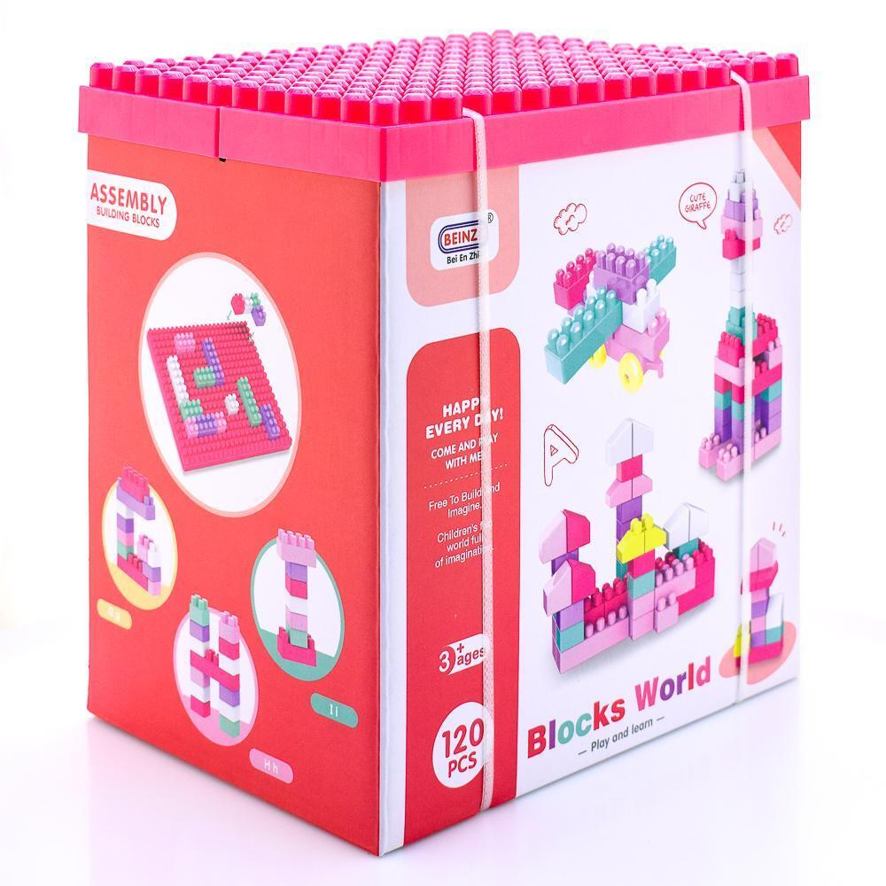 Конструктор блочный 120эл., кор 6680-6