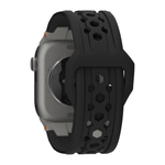 Ремешок из фторэластомера UAG Monarch для Apple Watch 44, 45, 46 мм и Ultra 2–3 Перфорированный ремешок с застёжкой pin-and-tuck из нержавеющей стали. На запястье обхватом 160–195 мм