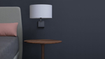 Wall design lamp  Noon by Zeitraum (Grey)