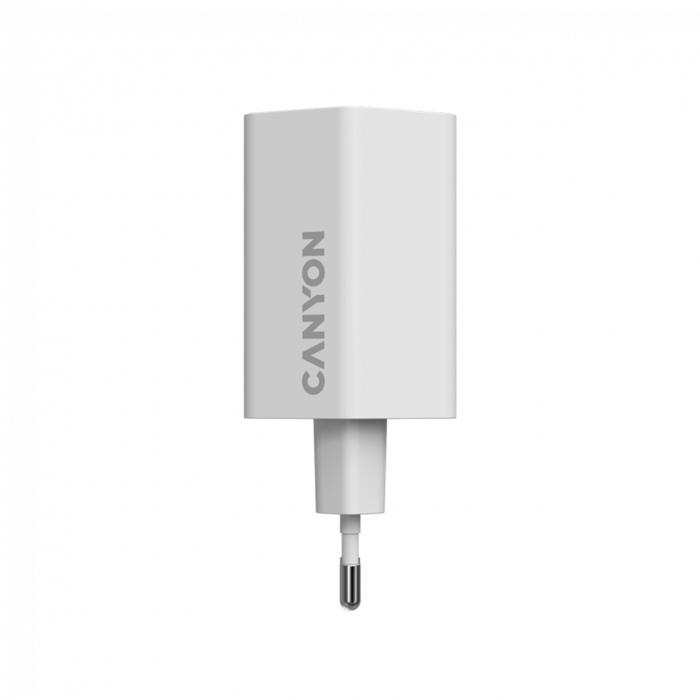 CANYON charger HEXAGON 65 GaN 65W 2xPD 1xQC EU White