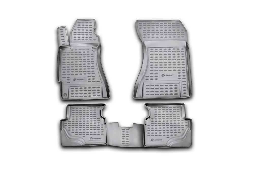 Коврики Standard, в салон SUBARU Forester 2002-2008, 4 шт. (полиуретан, чёрные) Element.NLC.46.01.210