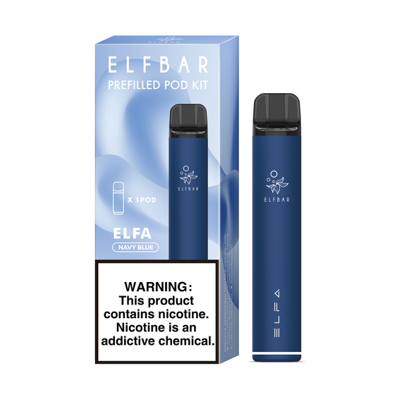 ELF BAR ELFA Prefilled Pod Starter Kit - Navy Blue/Blue Razz Lemonade (850mAh, 5% nic)