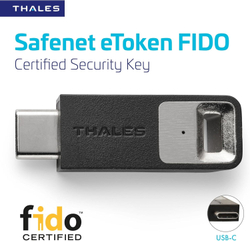 Thales SafeNet eToken FIDO FIDO2-сертифицированный ключ безопасности для аутентификации без паролей