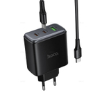 Hoco C160A Upgrade PD65W(2C1A) зарядное устройство набор (Type-C на Type-C)