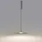 7038/12L HIGHTECH ODL25 000 серый/металл/акрил Подвесной светильник IP20 LED 12W 3000K AC90-260V SOMBRA