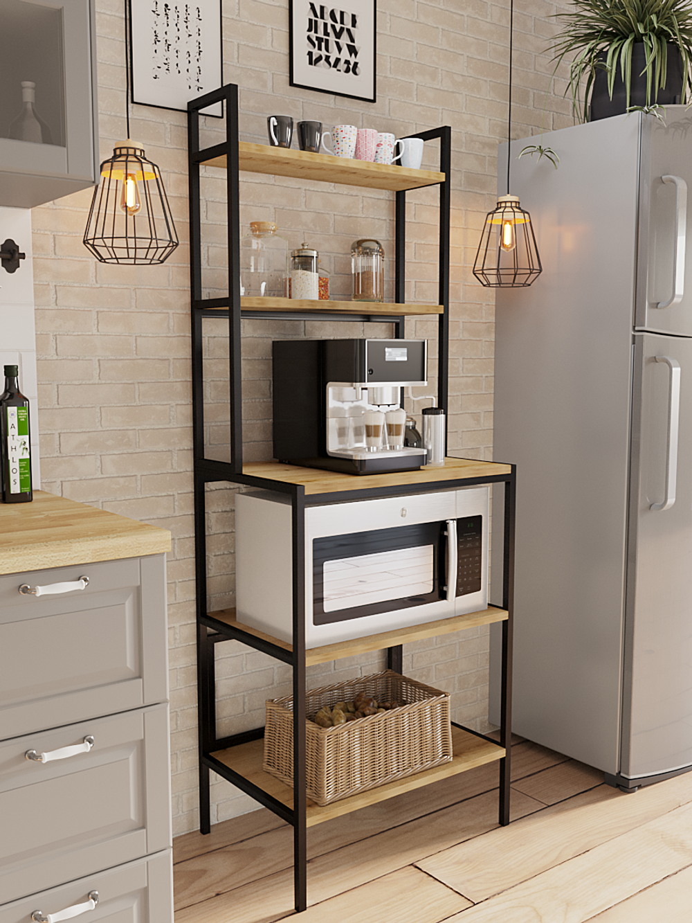 Стеллаж для ванной и стиральной машины