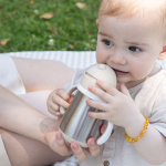 Поильник термос с трубочкой BEABA 250 мл бежевый