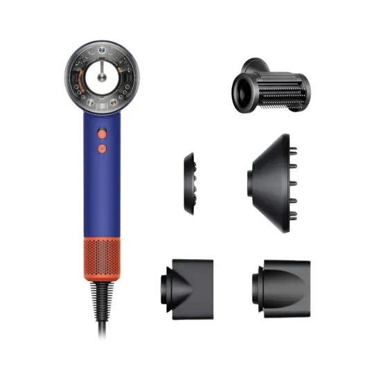 Фен Dyson Supersonic Nural HD16, синий/оранжевый (Vinca blue/Topaz orange) EU