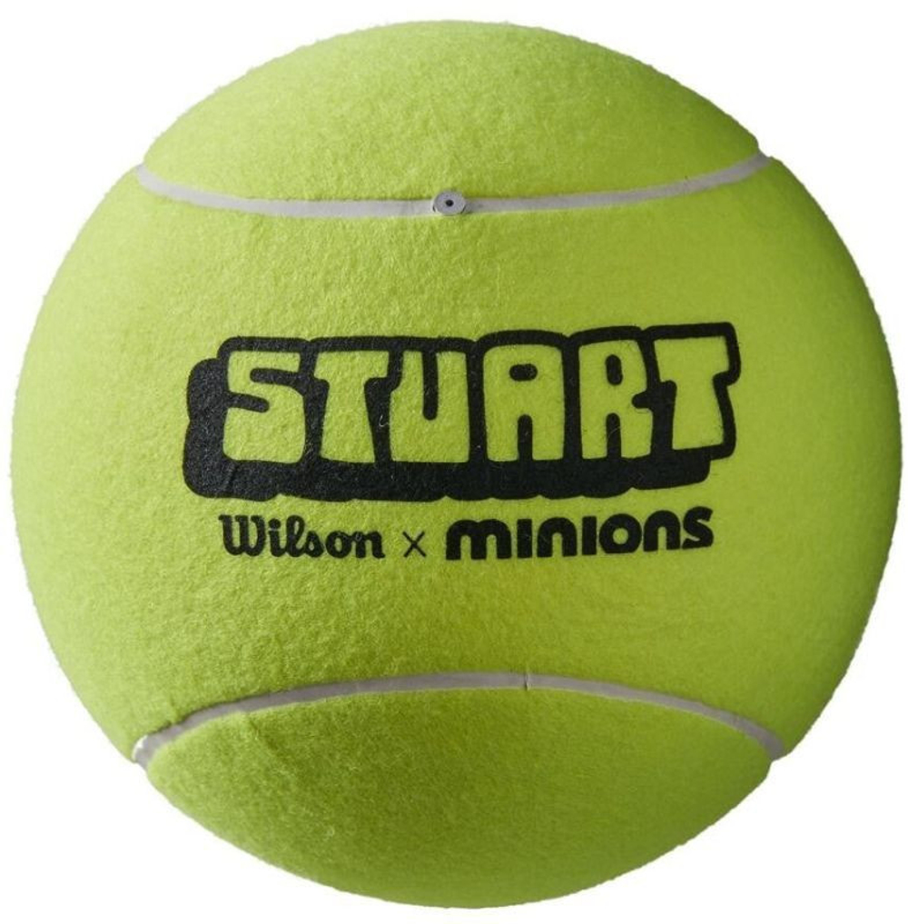 Мяч для автографов  Wilson Minions 9 Jumbo ball - yellow + marker
