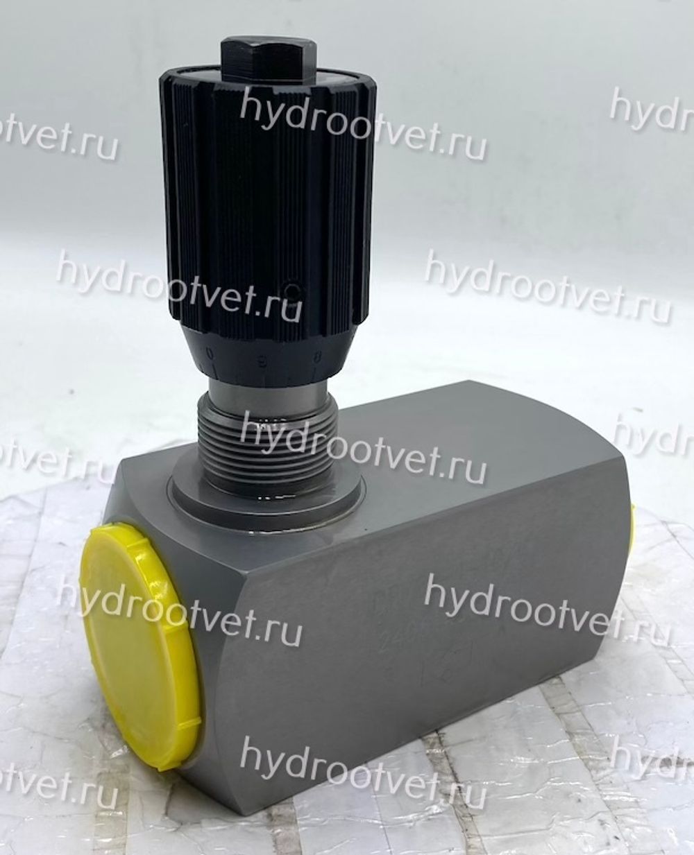 DRV30-1-10/V - Дроссель трубного монтажа c рукояткой, G11/2, обратный клапан - есть