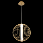 Подвесной светодиодный светильник Crystal Lux SYNC SP18W LED GOLD