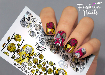 Слайдер-дизайн Fashion Nails Серия G № 32