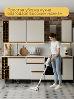 Кухонный модуль 60х60х85, Виго, под духовой шкаф, напольный, со столешницей, белый, Dipriz