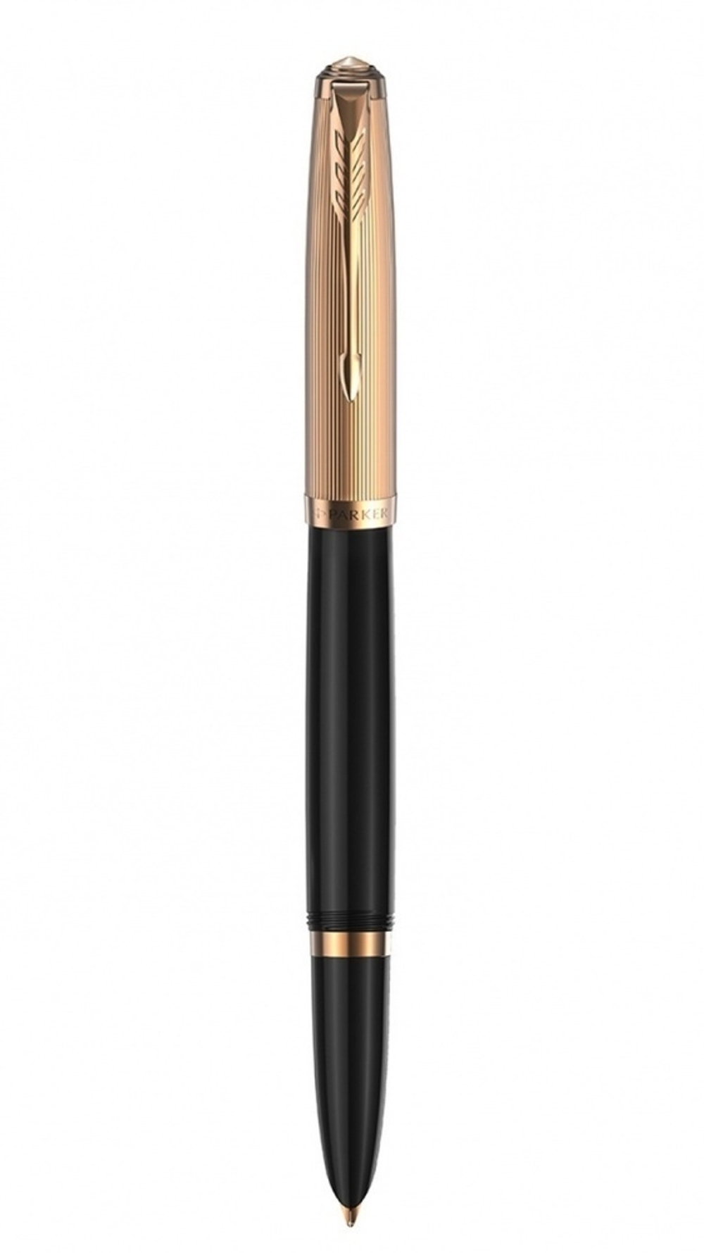 Перьевая ручка Parker 51 DELUXE BLACK GT, перо F