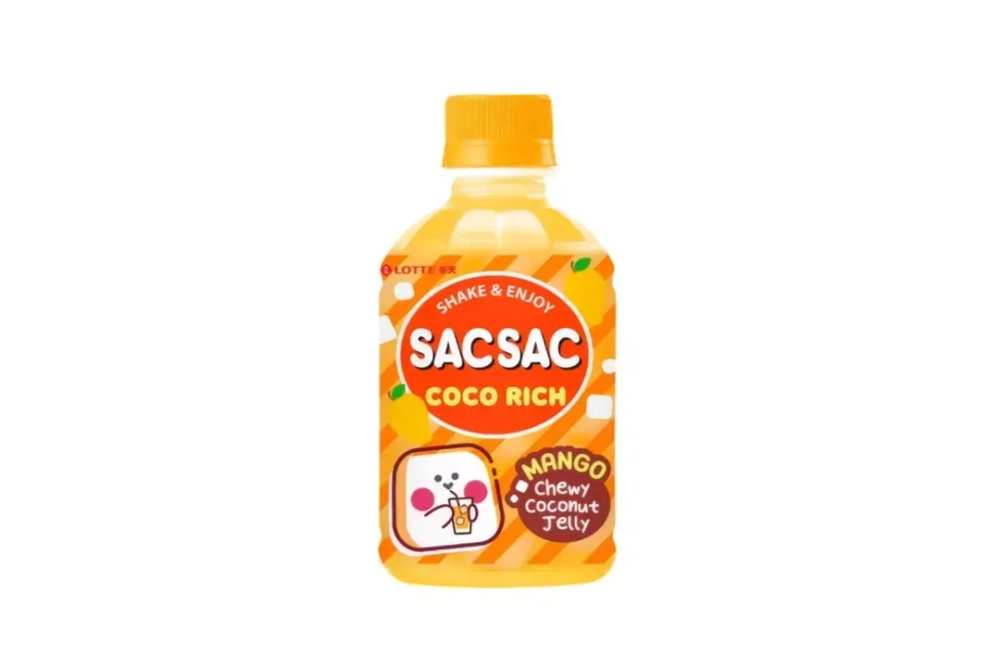 Напиток сокосодержащий Sac Sac Coco Rich с кусочками кокосового желе со вкусом манго 280 мл