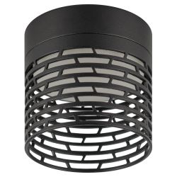 Светильник настенно-потолочный спот ЭРА OL53 BK под лампу GX53 черный IP20