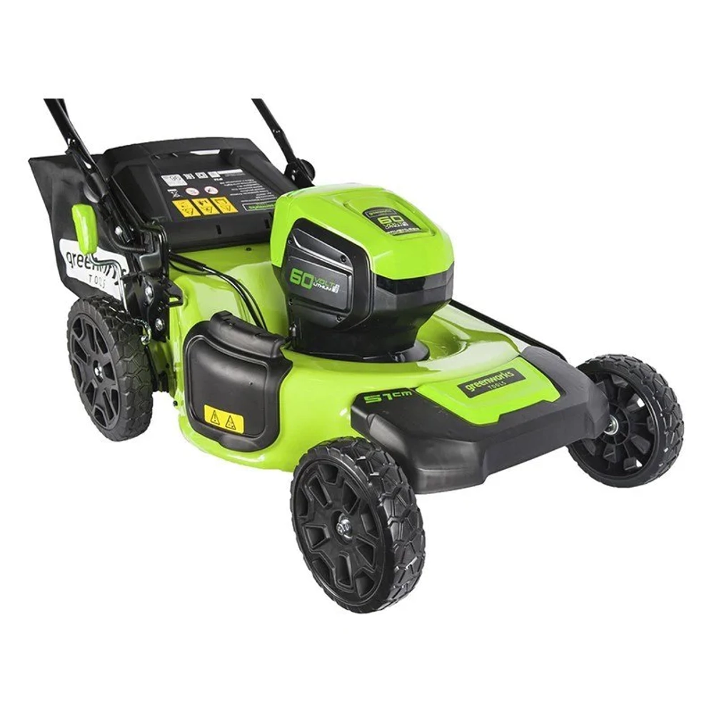 Аккумуляторная газонокосилка Greenworks GD60LM51HP 60V 60В (без АКБ и ЗУ) нож 51 см, 2502707