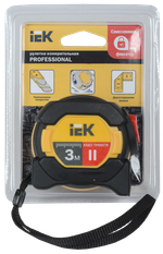 Рулетка измерительная PROFESSIONAL 3м IEK