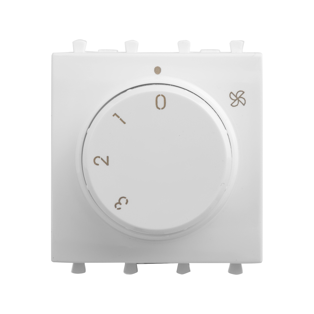 Механизм управления вентиляторами модульный, "Avanti", "Белое облако", 2модуля