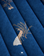 Комплект стеганного покрывала и 3 наволочек Soufiyan Chang Va ood Navy Hermodr 130220323 Иран