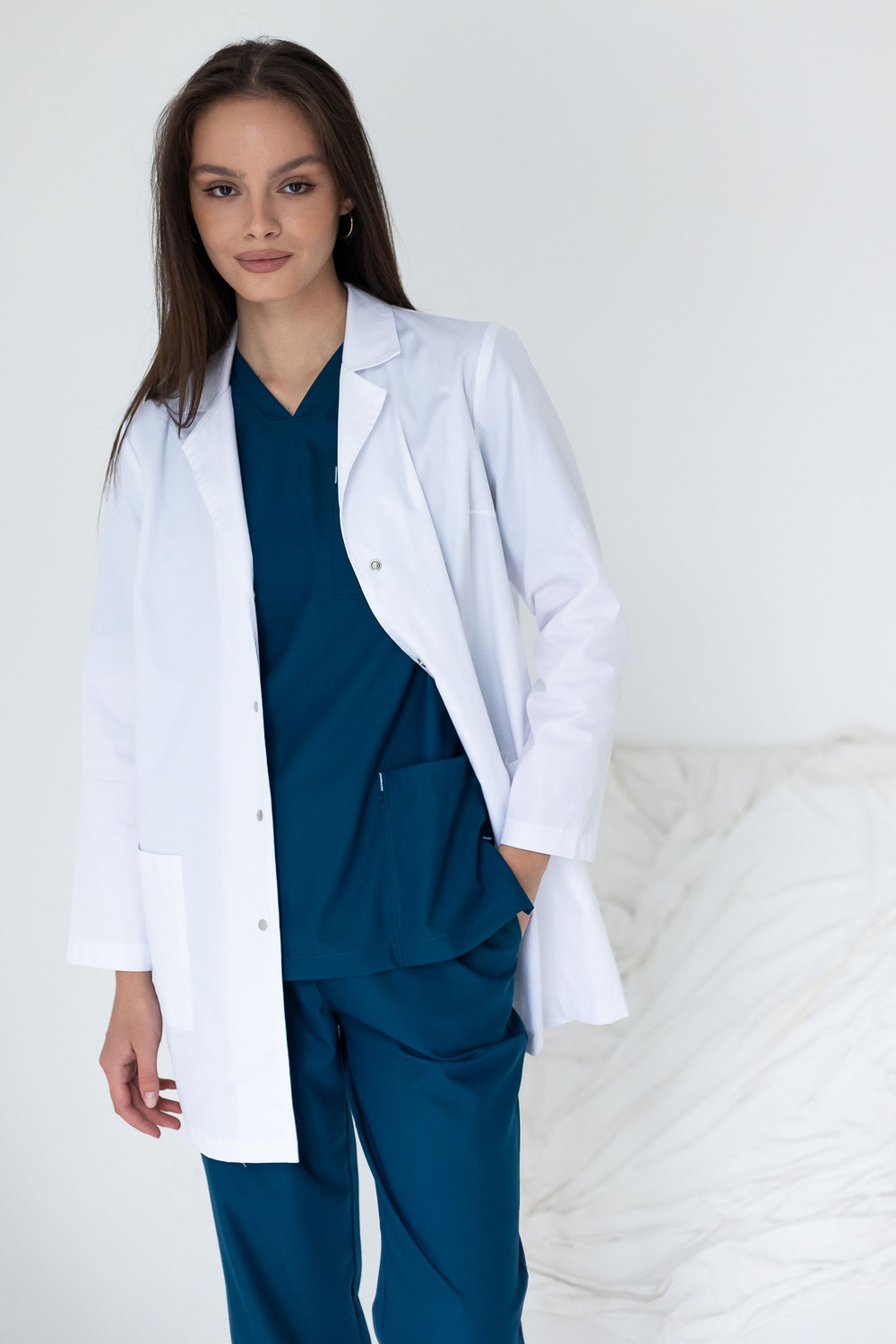 Халат женский м187 сансара белый