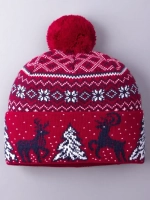 Шапка зимняя вязаная детская
