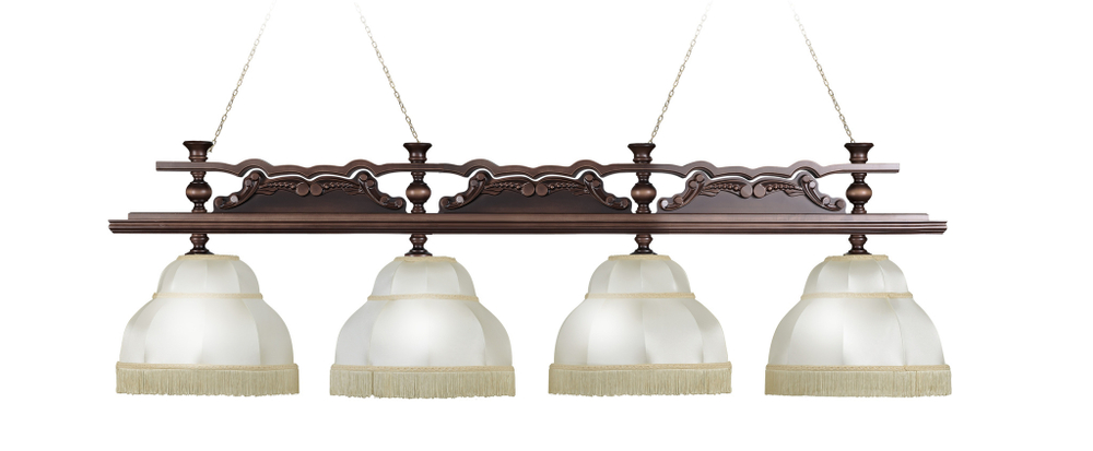 Лампа Император 4 плафона - ясень