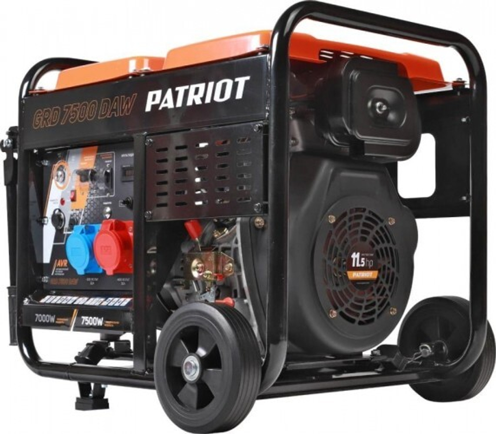 Электростанция дизельная с воздушным охлаждением PATRIOT GRD 7500DAW 472732275