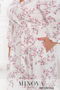 Платье 2444-белый Minova