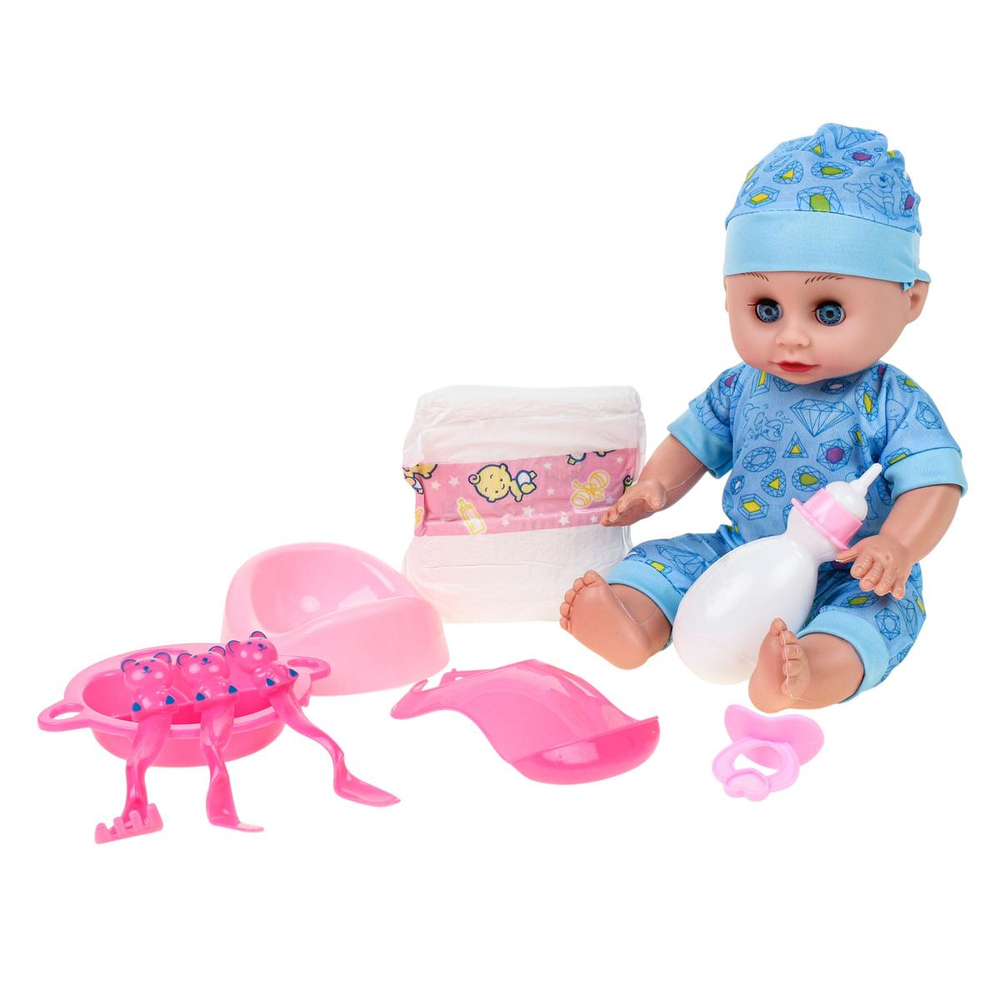 Пупс функциональный с аксесс., коробка ZL9920-25