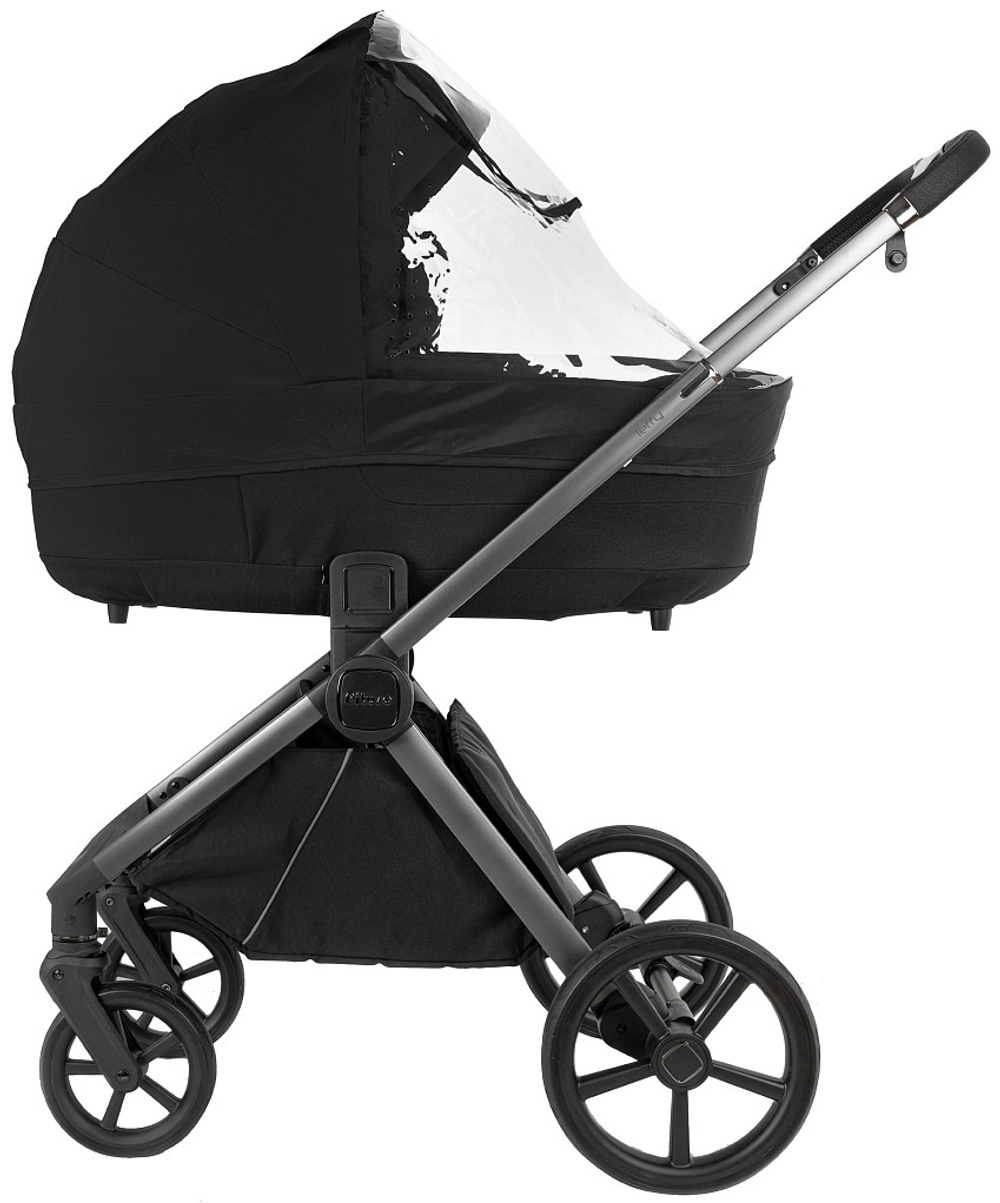 Детская коляска Pituso Teffy 2 в 1 Caviar Black/Graphite