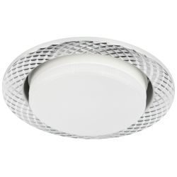 Светильник встраиваемый ЭРА KL 76 AL/SL /1 под лампу GX53 серебро