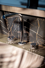 Смеситель на столешницу STICK DIAMOND на 3 отв. CHROME