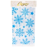 Скатерть «Падал снег « 108*180 см, пвх, Голубой