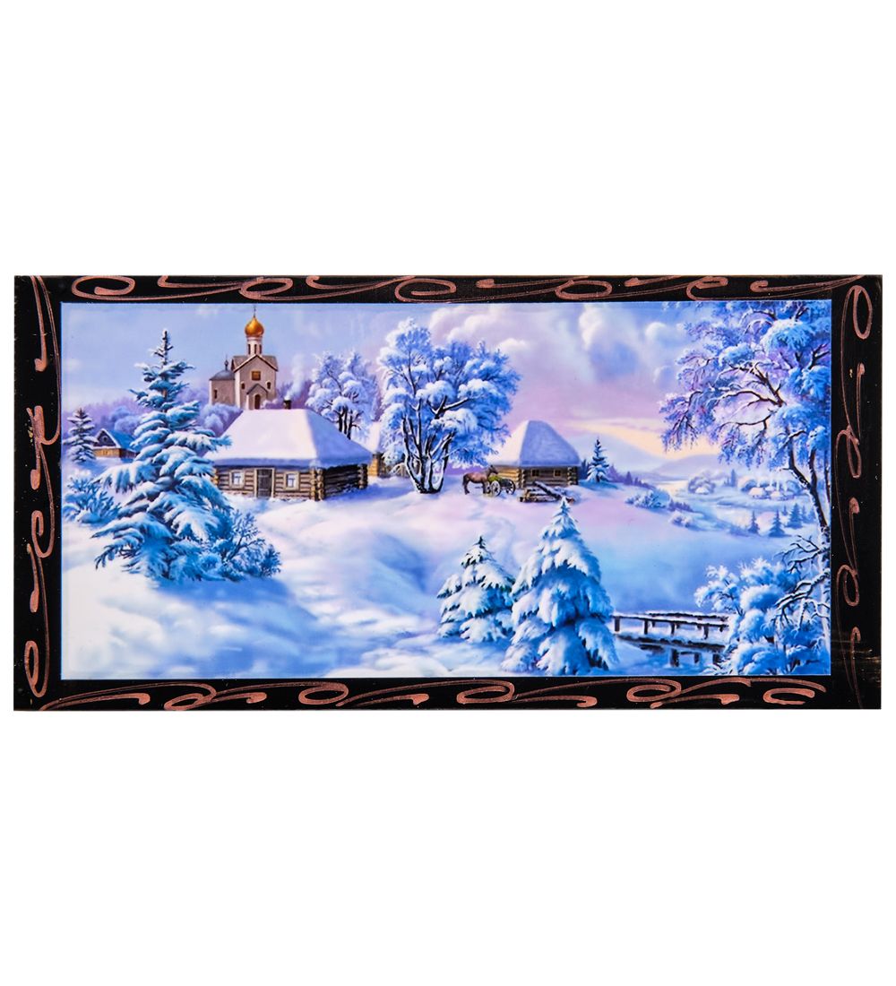 ШК-11/55-E Шкатулка-купюрница в технике декупаж (8х17х4)