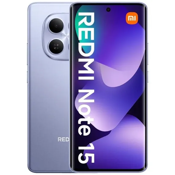 Смартфон Xiaomi Redmi Note 15 4G NFC 8 ГБ | 128 ГБ (Фиолетовый | Purple) (версия Global)