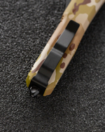 Автоматический складной нож SteelBro Ultratech T/E Tanto Desert CAMO VG-10 123-10DRTCS (коричневый-камуфляж)