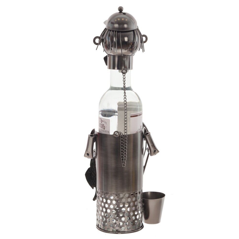 GAEM Подставка для бутылки "Рыбак", D 7 см, L12 W8,5 H16,5 см