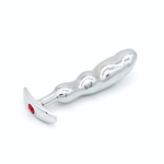 Анальная втулка для ношения с красным кристаллом 14 см