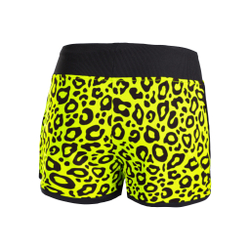 Женские теннисные шорты Hydrogen Tech Panther Shorts Women - Neon Yellow, Black