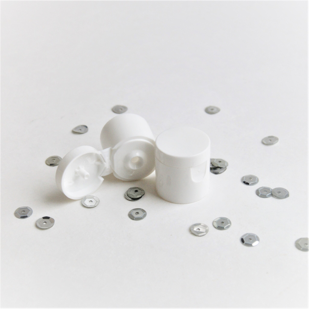 Крышка флип топ белая горло 18/410